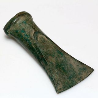 Museum Quality Romano Celtic Bronze Ax Circa 100 - 300 Ad