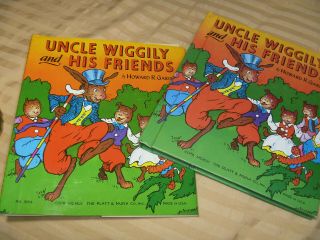 Uncle Wiggily And His Friends By Howard R.  Garis With Dust Jacket Vintage Book