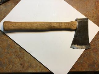 Vintage 1 1/4 Lb.  Made In West Germany 15 " Blue Head Axe/hatchet.  3 1/2 " Edge