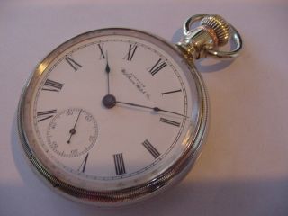 1892 18size Waltham Grade No.  1,  Model 1883 Antique Pocket Watch Serviced