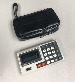 Vintage Casio - Mini Memory Electronic Calculator,  Circa 1975 Aa Battery