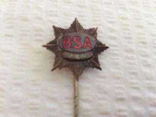 Vintage Bsa Empire Star Motorcycle Pin
