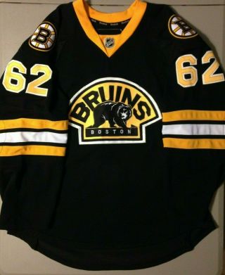 Boston Bruins Game Worn/used Issued Jersey 62 Penner