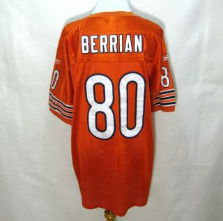 Bernard Berrian Mens Chicago Bears Official Reebok Nfl Jersey Shirt (size 56)