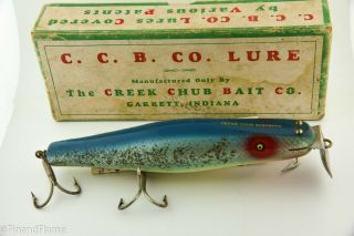 Vintage Creek Chub Surfster Lure In Unmarked Box Et13