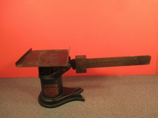 Antique,  Vintage,  Weis Postal Scale Cast Iron / Brass,  From Late 1800,  S