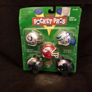 Afc West Throwback Pocket Pro Helmet Set Riddell Seahawks Broncos Raiders