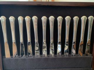 Chippendale by Towle Sterling Silver Flatware Service for 12 NO MONO (& More) 3