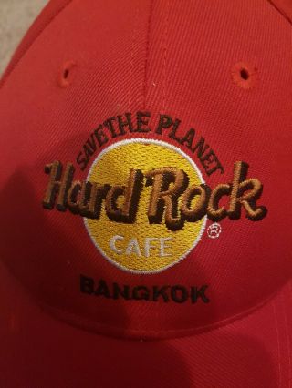 Hard Rock Cafe Bangkok Vintage Baseball Cap Hat Beanie Soccer Fancy Fan 0555