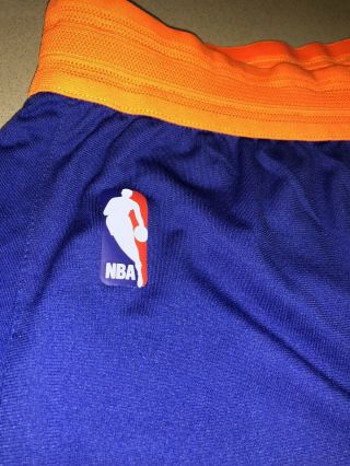 Kyle O’ Quinn York Knicks NBA Game Worn 9 (XL) Blue Shorts (STEINER) 3