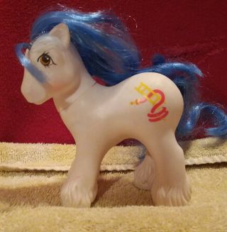Vintage My Little Pony G1 Big Brother Chief Clydesdale Fireman
