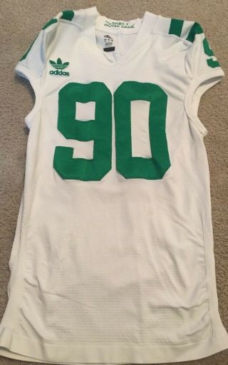 Adidas 2011 Team Issued Notre Dame Football Under The Lights Jersey 90