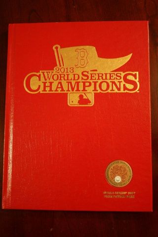 2013 Boston Red Sox World Series Program With Dirt Limited Collectors Edition