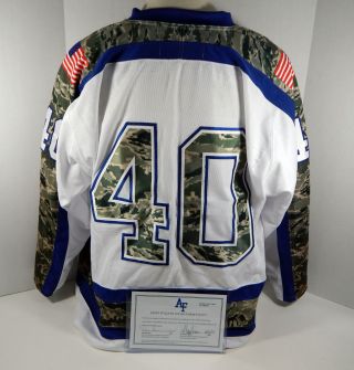2014 - 15 Air Force Falcons 40 Game White Jersey Dp01147