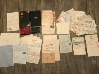 Misc.  Antique Vintage Handwritten Diaries Letters Journals Travel Trip 1816 - 1931