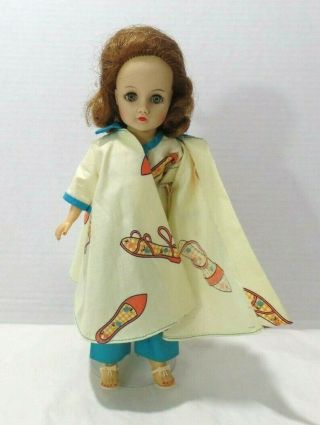 Vintage 1959 10 " Miss Nancy Ann Teenage Doll With Tagged Lounging Outfit