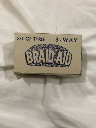 Vintage Braid - Aid Set Of 3 Rug Braiding Aids