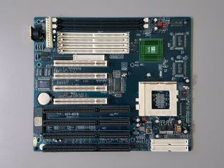 Gct - 8stb Socket 7 Pentium At Motherboard Isa Pci 512kb Cache Sis Vintage Dimm
