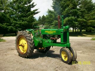 1937 John Deere Unstyled A Antique Tractor A B G H D M