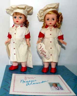 Madame Alexander Doll Lucy & Ethel Dolls I Love Lucy Dolls 1997