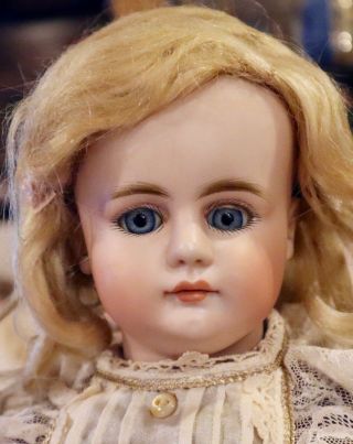 Antique 18 " German Bisque Rare Simon Halbig Closed Mouth 979 Doll
