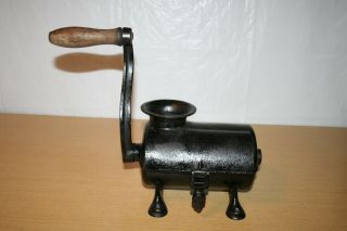 Vintage Cast Iron Hand Crank Tobacco Grinder