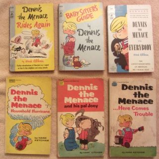 Dennis The Menace By Hank Ketcham – (6) Sc Books - From 1959 To 1970.