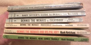 DENNIS THE MENACE by HANK KETCHAM – (6) SC BOOKS - From 1959 to 1970. 3