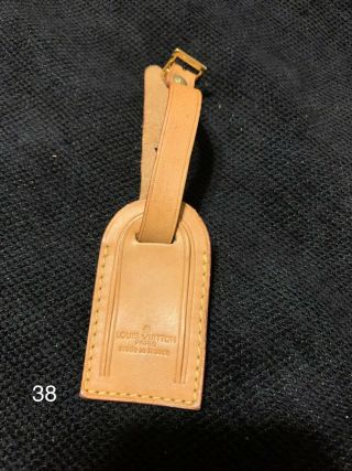 Authentic Vintage Louis Vuitton Luggage Tag (small)