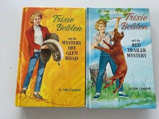 Trixie Belden By Julie Campbell 2: Mystery Off Glen Road,  Red Trailer Mystery