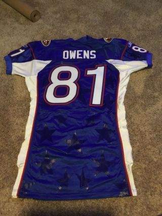 2004 Pro Bowl Terrell Owens Game Issued Jersey Very Rare