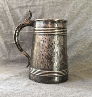 Antique Imperial Russian 84 Silver Tankard St.  Petersburg 1860