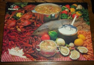 Vtg D H Holmes/ Magnalite Cooking Creole 1000 Piece Jigsaw Puzzle 28 1/4 " X 20 "