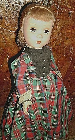 14 - In Vintage Madame Alexander Jo Doll,  All Needs Restringing,  1950s