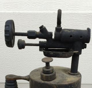 VINTAGE/ANTIQUE BRASS BLOW TORCH (Must view all pic ' s) 3