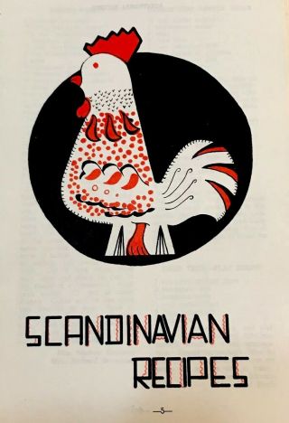 Sioux Falls Sd Bethany Cook Book Ethnic Scandinavian Recipes Vtg Danish Lefse