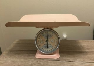 Vintage American Family Nursery Scale Baby Pink