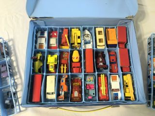 Vintage 1978 Lesney Matchbox 48 Car Carrying Case With 48 Cars Superfast Tootsie