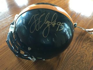 Greg Lloyd Autographed Pittsburgh Steelers Game Riddell Helmet