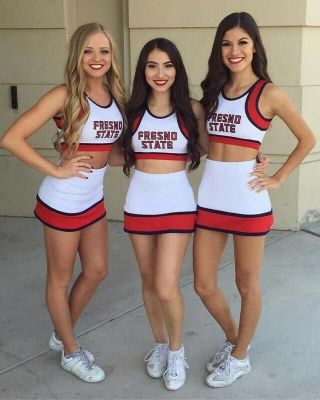 Fresno State College Cheerleaders Glossy 8x10 Photo Print 03003041019