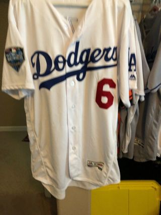 Bryan Dozier Team Issued La Dodgers Jersey 2018 World Series Mlb Cert.  Size 46