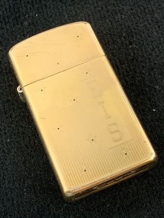 Late 1950’s Slim Zippo Lighter - 10k Gold Filled
