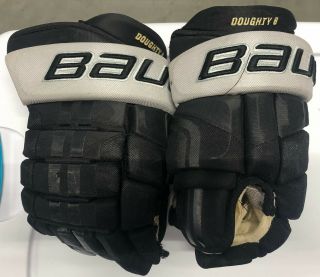 Pro Stock Game Bauer E - Pro Hockey Gloves 14” Drew Doughty La Kings 50th
