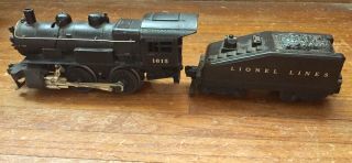 Antique Lionel Pw 1615 0 - 4 - 0 With 1615t Tender (25) 1955 - 57