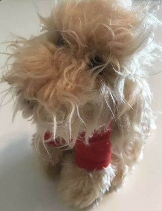 Vintage Sandy Little Orphan Annie Dog Plush Puppy Stuffed Animal 10” Tall