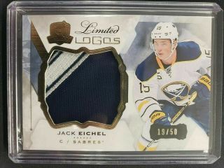 2015 - 16 Upper Deck The Cup Limited Logos Jack Eichel Rookie Patch /50 Sabres