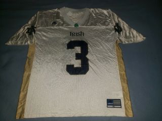 Vintage Adidas University Of Notre Dame 3 Football Jersey (joe Montana) Sz.  Xl