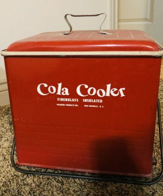 Insulated Antique Collectable Coke A Cola Cooler