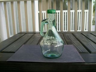 Vintage The Olive Garden Italian Restaurant Glass Dressing Bottle/cruet/w Cap