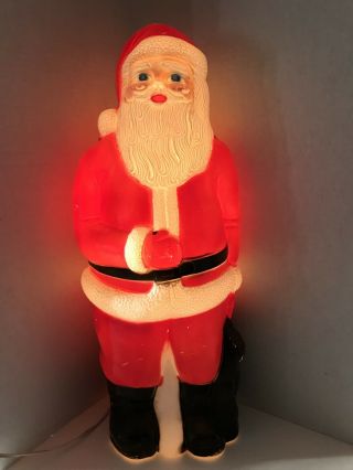 Vintage 22 Inch Union Products Santa Standing Blow Mold